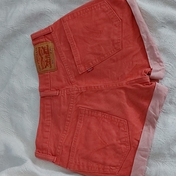 Levi Strauss & Co Denim Shorts Size  26 - Picture 2 of 4